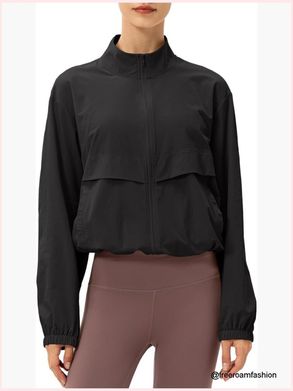 Lightweight Athletic Jacket Full Zip Sun Protection Track for Women